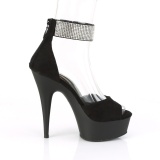 Keinonahka 15 cm DELIGHT-625 pleaser korkosandaalit platform