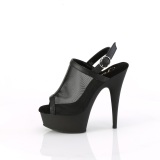 Keinonahka 15 cm DELIGHT-636 pleaser korkosandaalit platform