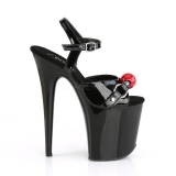 Kiiltonahka 20 cm Pleaser FLAMINGO-809GB platform korkosandaalit