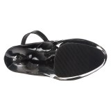 Musta Kiiltonahka 15 cm DELIGHT-686 naisten kengt korkeat korko