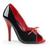 Musta Punaiset 12,5 cm SEDUCE-216 naisten kengt korkeat korko