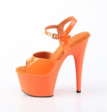 Oranssi 18 cm ADORE-709 pleaser platform korolliset sandaalit naisten