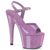 Purppura 18 cm ADORE-709GP glitter platform sandaalit naisten