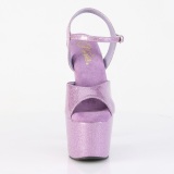 Purppura 18 cm ADORE-709GP glitter platform sandaalit naisten