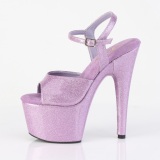 Purppura 18 cm ADORE-709GP glitter platform sandaalit naisten