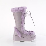 Tekoturkista 7 cm CUBBY-311 lolita naisten saappaat platform laventeli