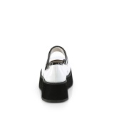 Valkoiset 6 cm SPRITE-01 emo solki maryjane kengt naisten