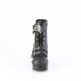 Vegaani 9,5 cm GOTHIKA-66 emo naisten chunky platform nilkkurit soljet