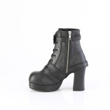 Vegaani 9,5 cm GOTHIKA-66 emo naisten chunky platform nilkkurit soljet