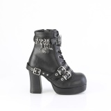 Vegaani 9,5 cm GOTHIKA-66 emo naisten chunky platform nilkkurit soljet