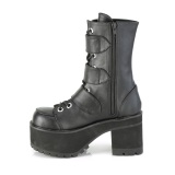 Vegaani 9,5 cm RANGER-308 gootti naisten chunky platform nilkkurit soljet