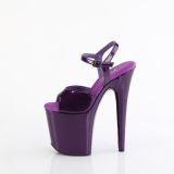 Violetti 20 cm FLAMINGO-809GP glitter platform sandaalit naisten